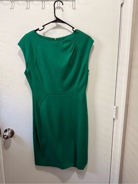 The Limited Emerald Green Midi Sheath Dress Med